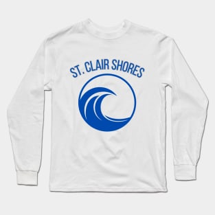 St. Clair Shores On The Water Long Sleeve T-Shirt